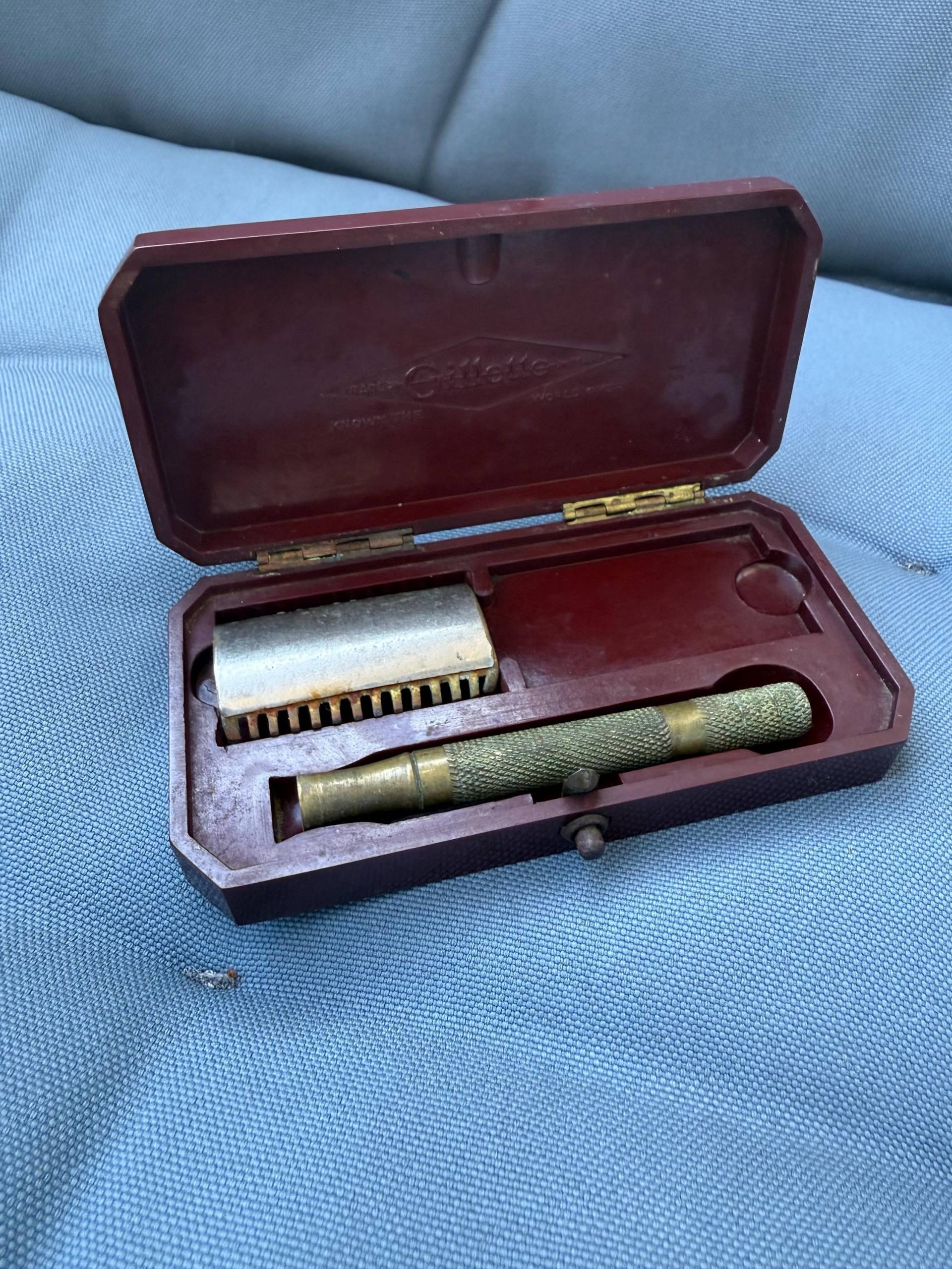 Antikes Gillette Militär Rasiermesser Antikes Gillette Militär Rasiermesser von Etsy - HeinrichAntique