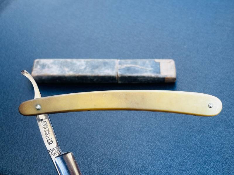 Antikes Rasiermesser , Hugo Rader Solingen 88 Germany Straight Razor von Etsy - HeinrichAntique