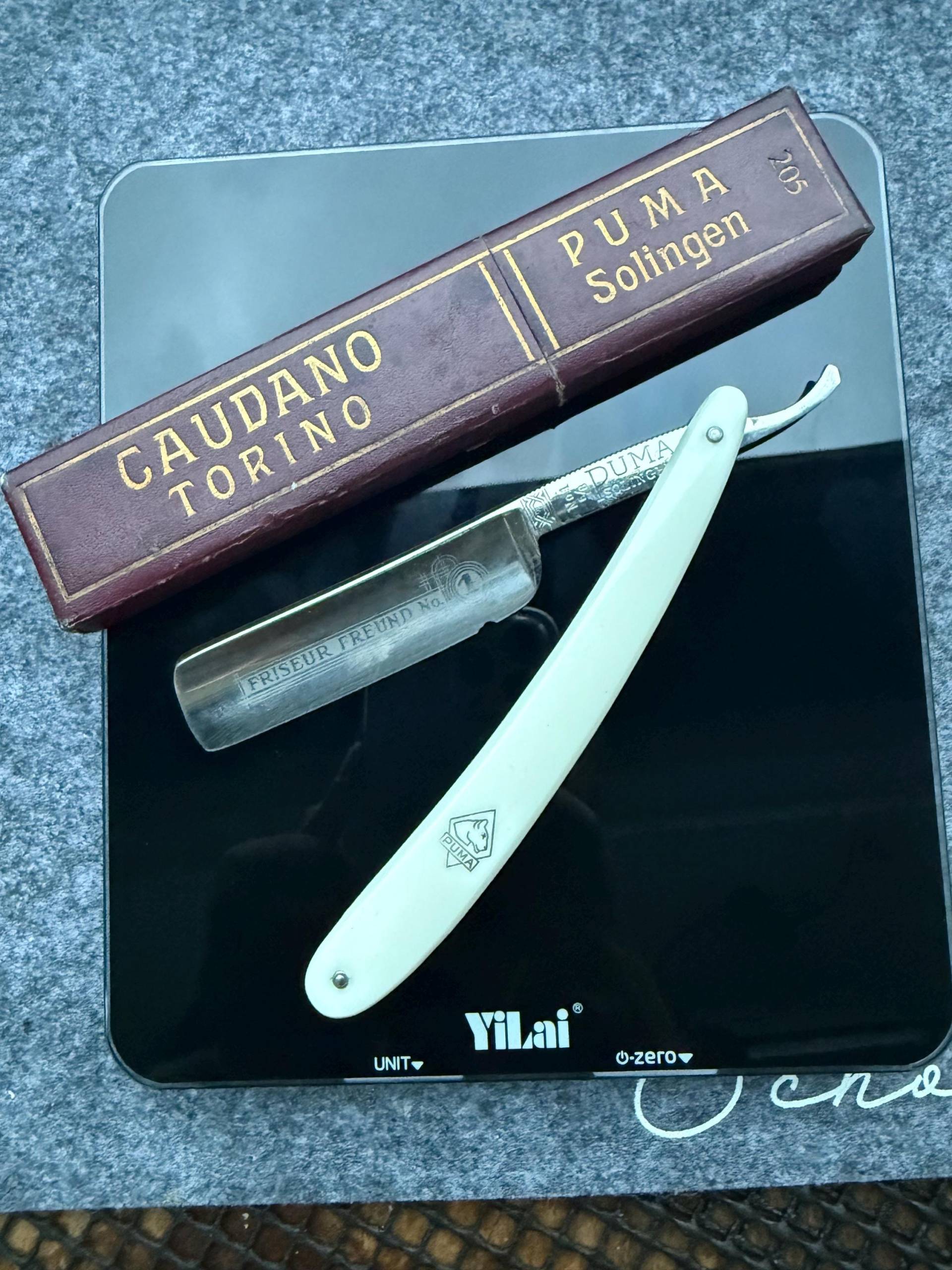 Friseur Freund Nummer 1 Puma Solingen Germany Rasiermesser Cudano Torino 6/8 Zum Restaurieren von Etsy - HeinrichAntique
