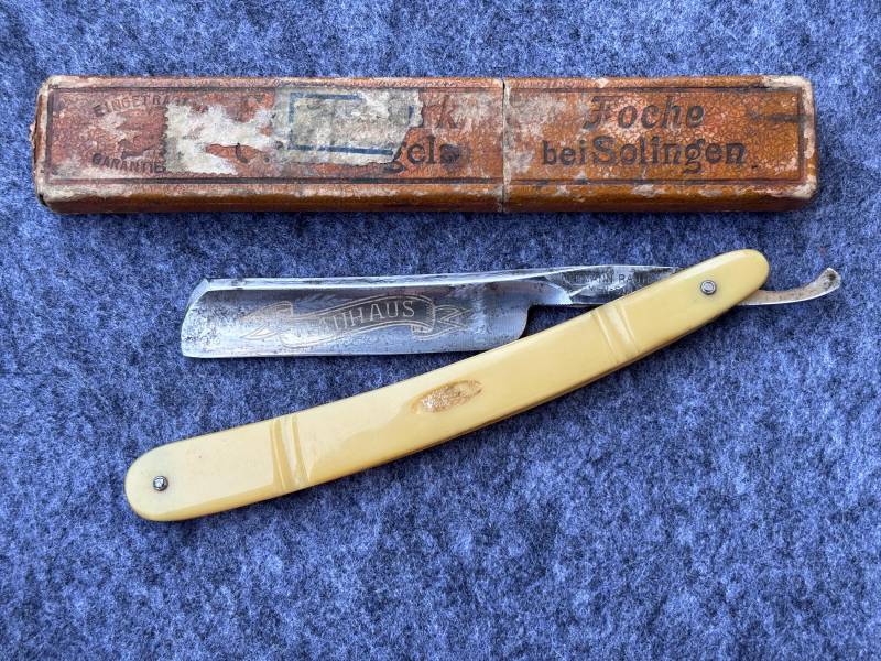 Germany Barmen Solingen/Hermann Rauhaus Vintage Rasiermesser von Etsy - HeinrichAntique