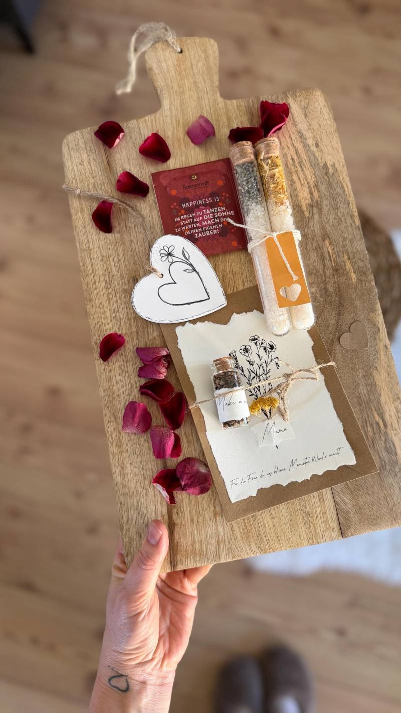 Muttertag Geschenk - Make A Wish Set Mit Wildblumen & Herz Liebevolle Aufmerksamkeit Für Mama von Etsy - HejSoulwild