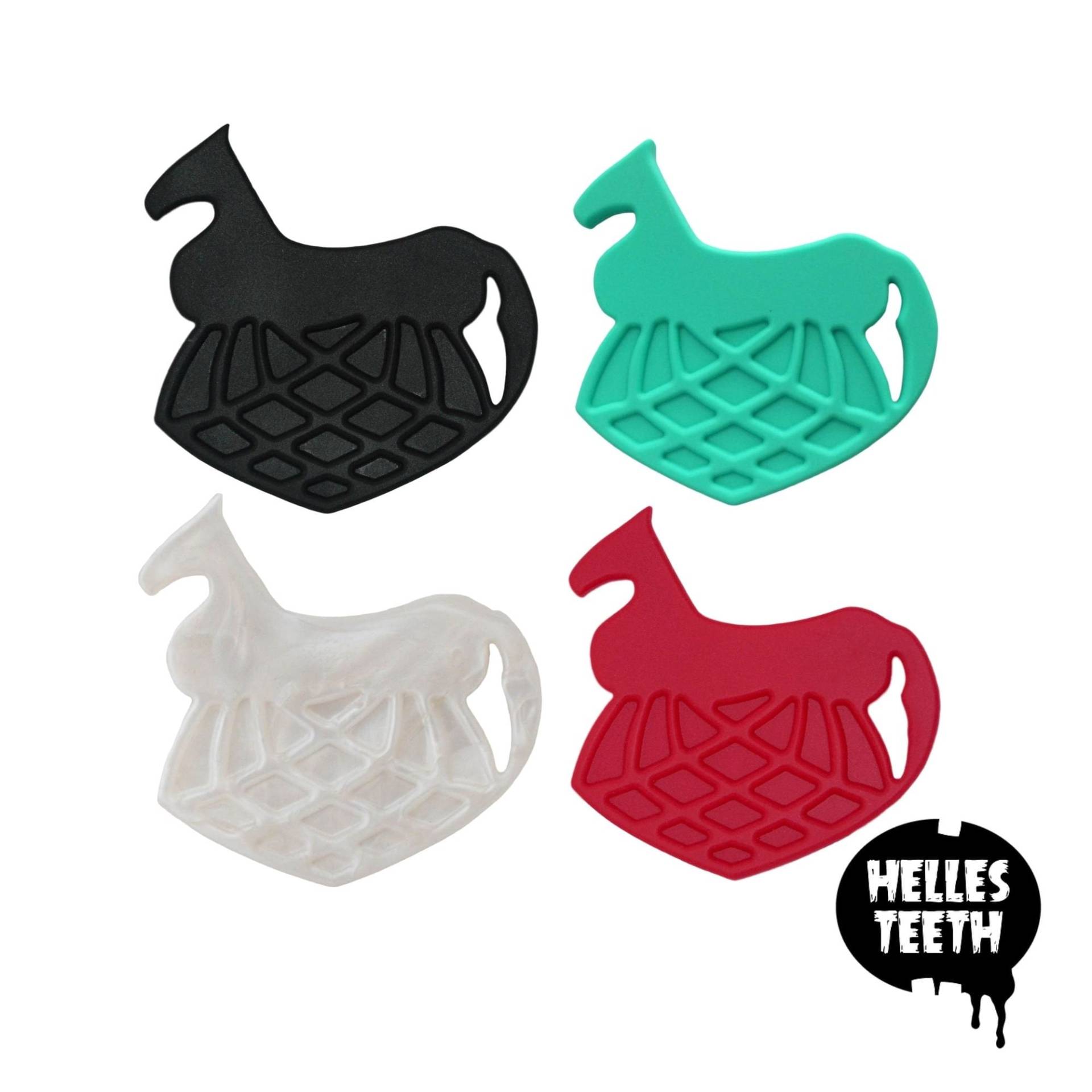 Helles Teeth - Schwarzer Wikinger-Sleipnir/Odins 8-Beiniges Ross-Beißring Silikon-Beißspielzeug Für Babys Sicherheitszertifiziert Und Ungiftig von Etsy - HellesTeeth