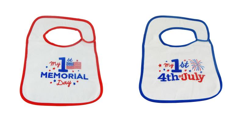 Baby's First Memorial Day & 4. Juli Lätzchen Set - 2Pk von Etsy - HelloBabyWonder