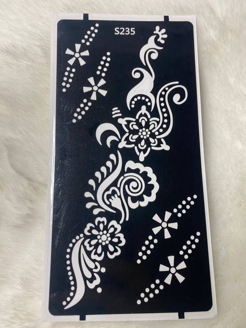 Henna Sticker , Mehendi Aufkleber, Hennatttoos, Schablone, Diy von Etsy - HennaDesignByHM