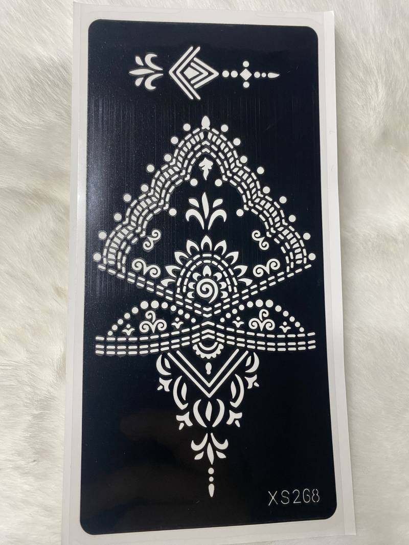 Henna Sticker , Mehendi Aufkleber, Hennatttoos, Schablone, Diy von Etsy - HennaDesignCom
