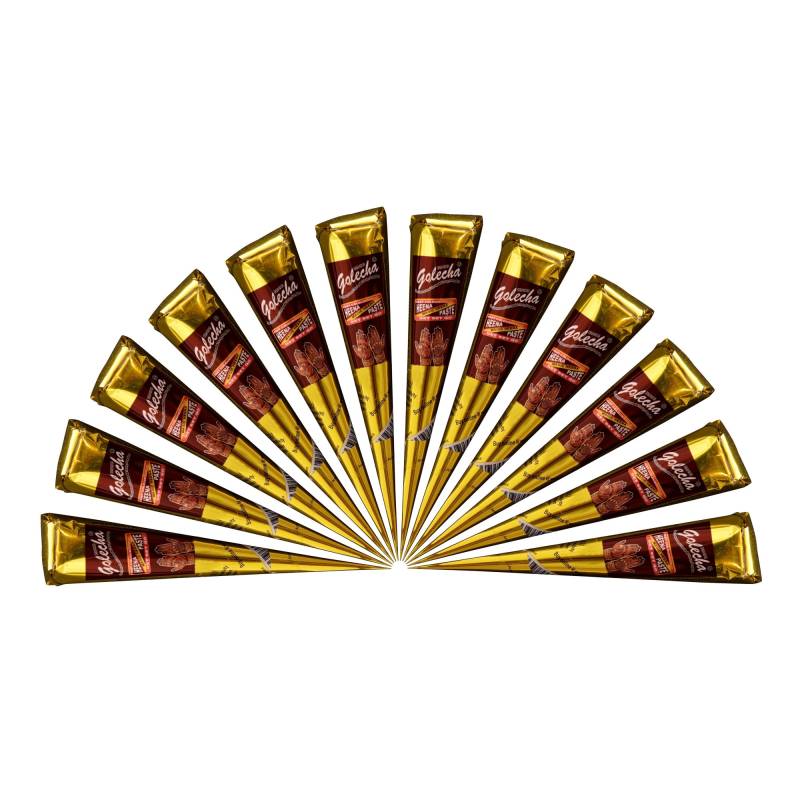 12 Brown Henna Cones Tätowierung Mehndi Art | Braut Party Make-Up-Make-Up-Tinte, Um Formel Zu Verwenden von Etsy - HennaMart