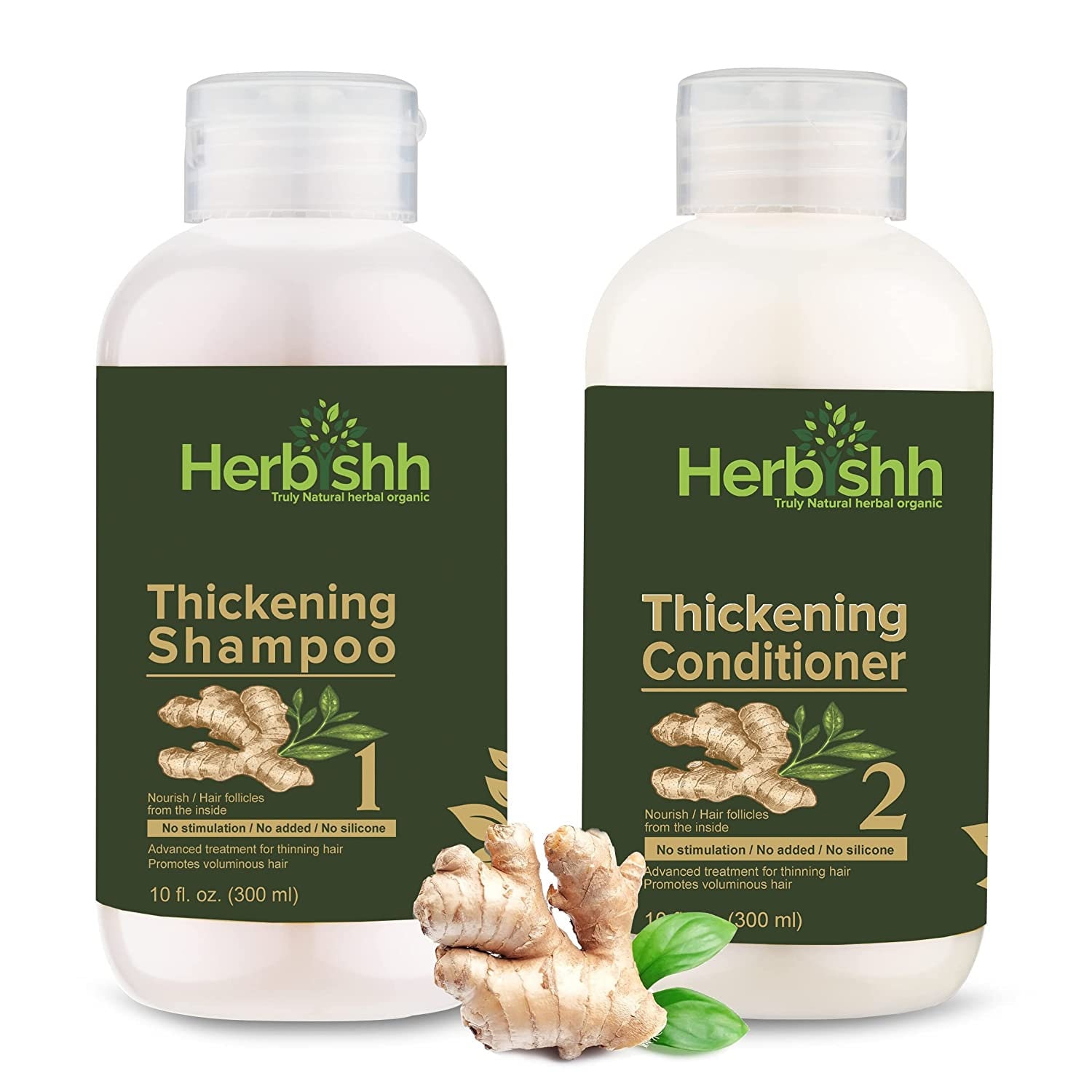 Herbishh Anti-Haarverlust-Ingwer-Extrakt-Verdickungsshampoo Und Haarspülung Zur Haarausfallkontrolle Zum Haarwuchs Herbishh Anti-Haarverlust-Ingwer-Extrakt-Verdickungsshampoo Und Haarspülung Zur Haarausfallkontrolle Zum Haarwuchs von Etsy - Herbishh