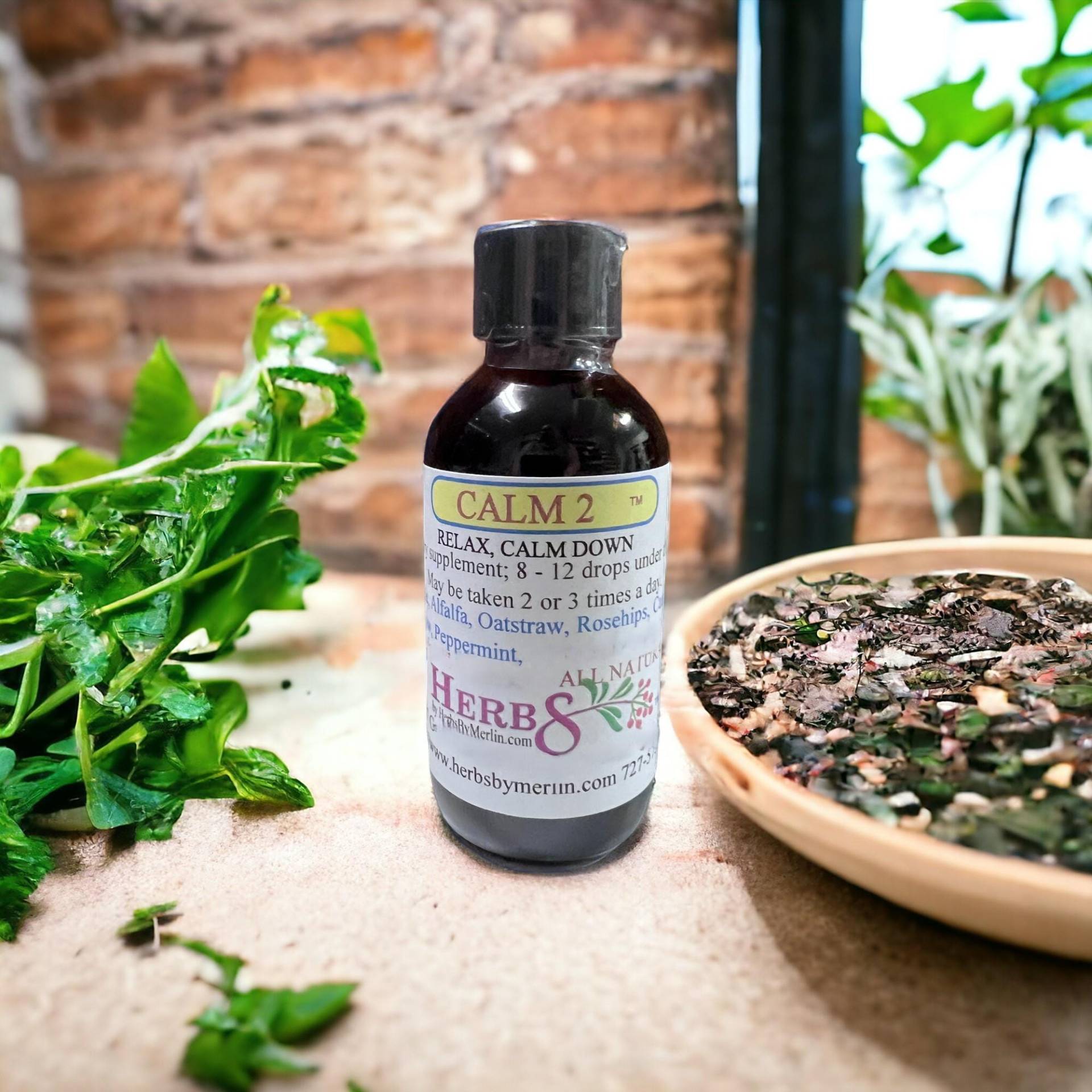 Calm 2 Tinktur, Handgemacht in Kleinen Chargen Calm 2 Tinktur, Handgemacht in Kleinen Chargen von Etsy - HerbsByMerlin