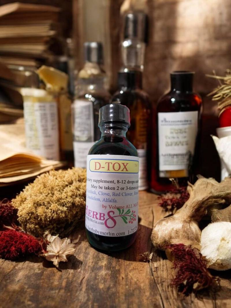 D-Tox Tinktur Handgemacht in Kleinen Chargen von Etsy - HerbsByMerlin