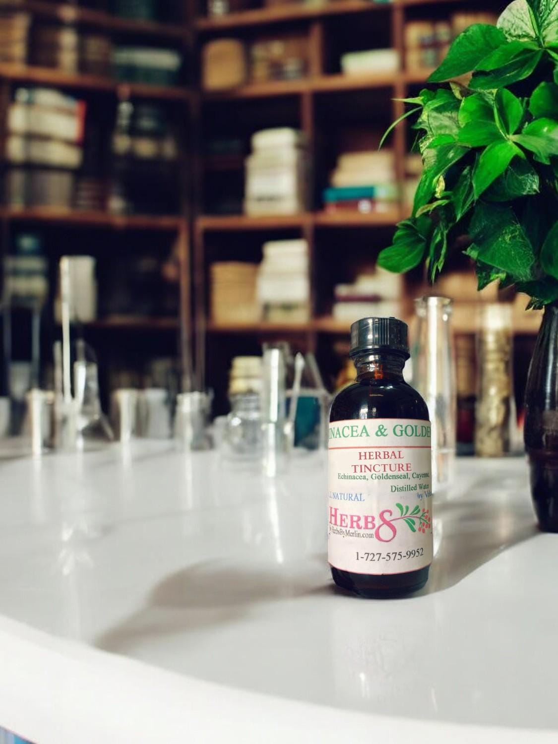 Echinacea & Golden Robben Tinktur Handgemacht in Kleinen Chargen von Etsy - HerbsByMerlin