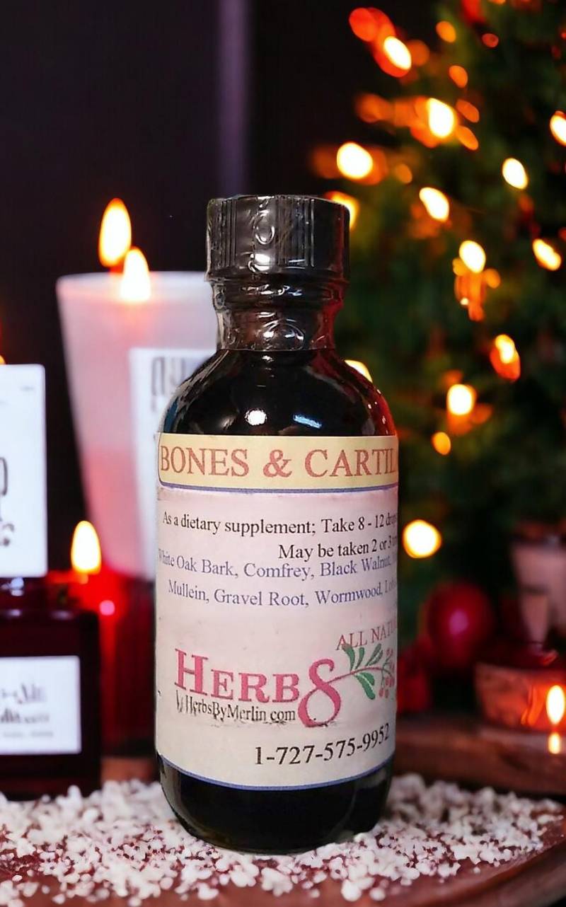 Knochen & Knorpel Tinktur Handgefertigt in Kleinserien von Etsy - HerbsByMerlin