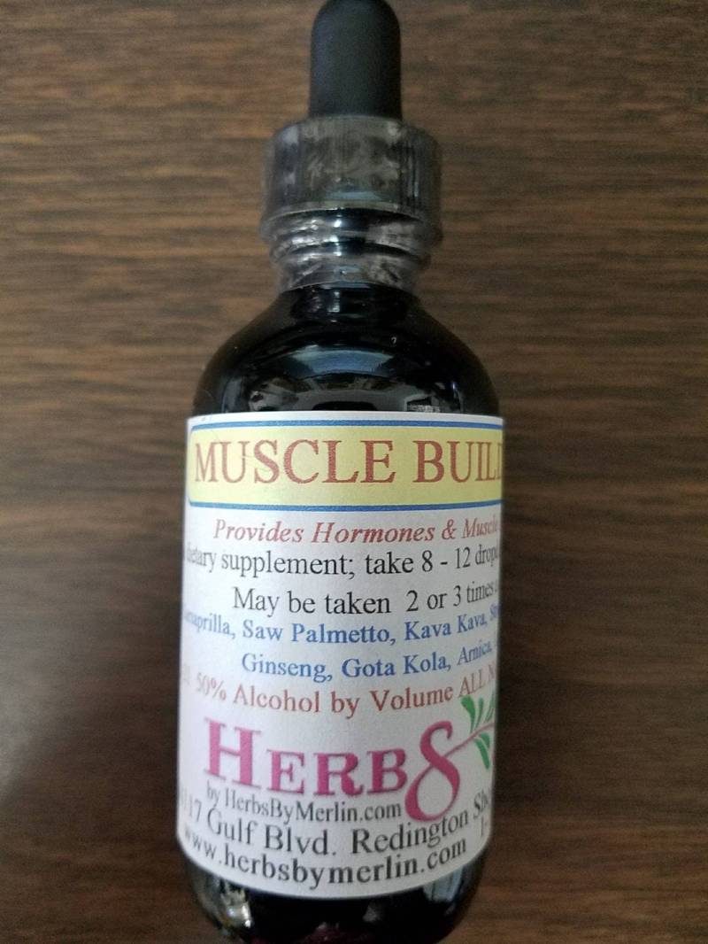 Muskelaufbau Tinktur Muskelaufbau Tinktur von Etsy - HerbsByMerlin