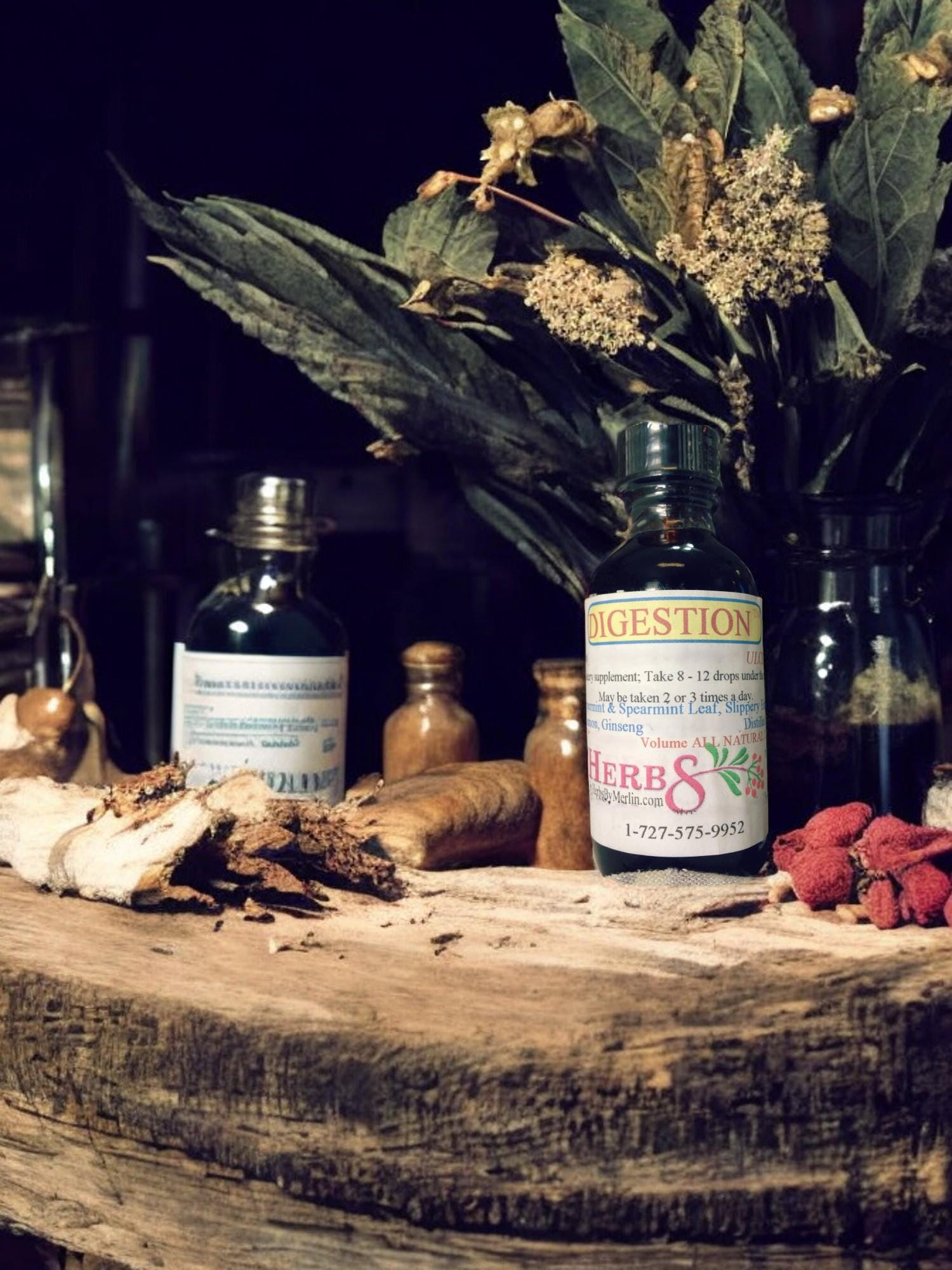 Verdauungstinktur Handgemacht in Kleinen Chargen von Etsy - HerbsByMerlin
