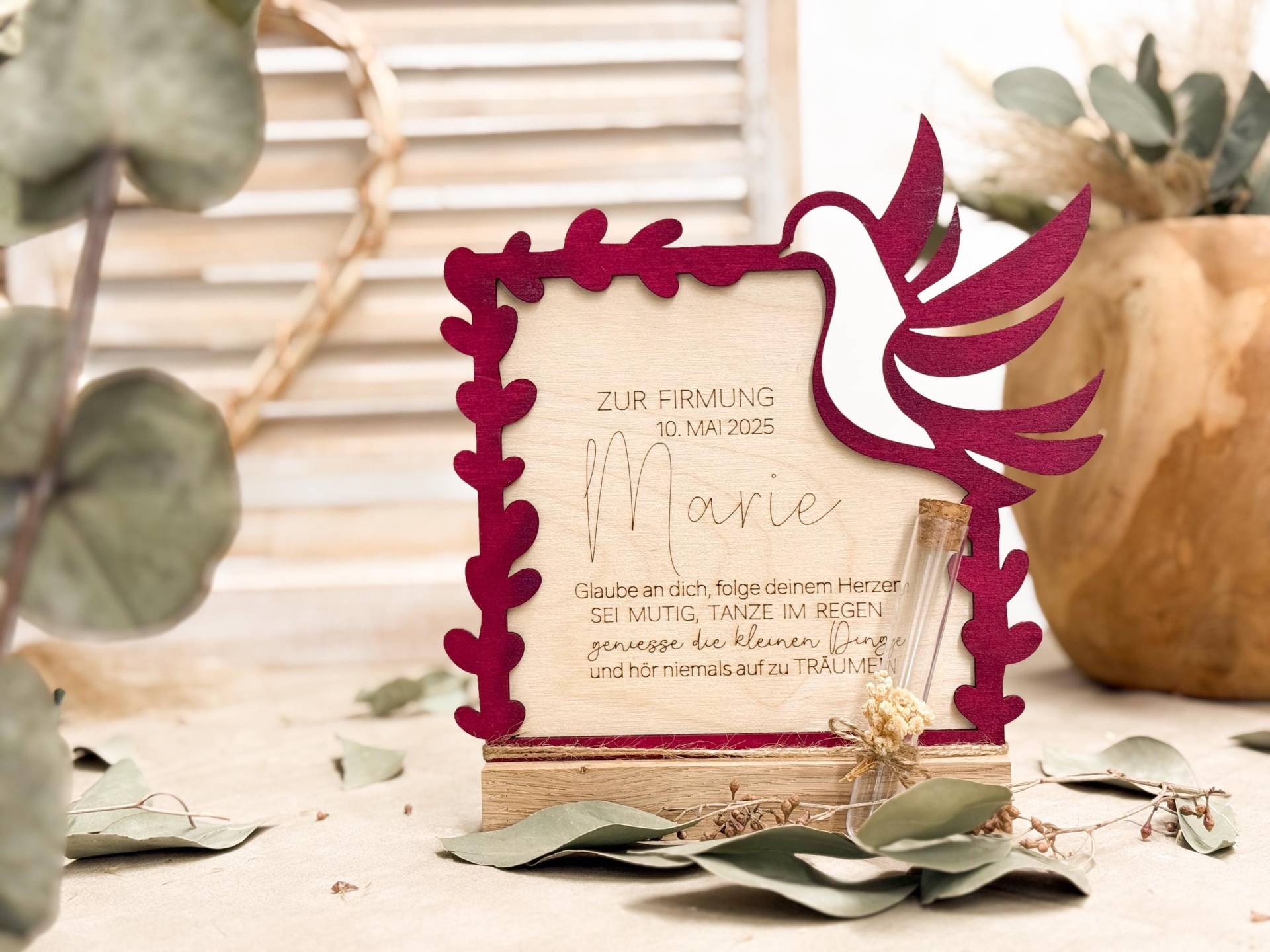 Geschenk Firmung "Moderne Taube" Geschenkidee Firmgeschenk Erstkommunion Geldgeschenk Konfirmation Kommunionkind Handgemacht Personalisiert von Etsy - HerzLichtMomente