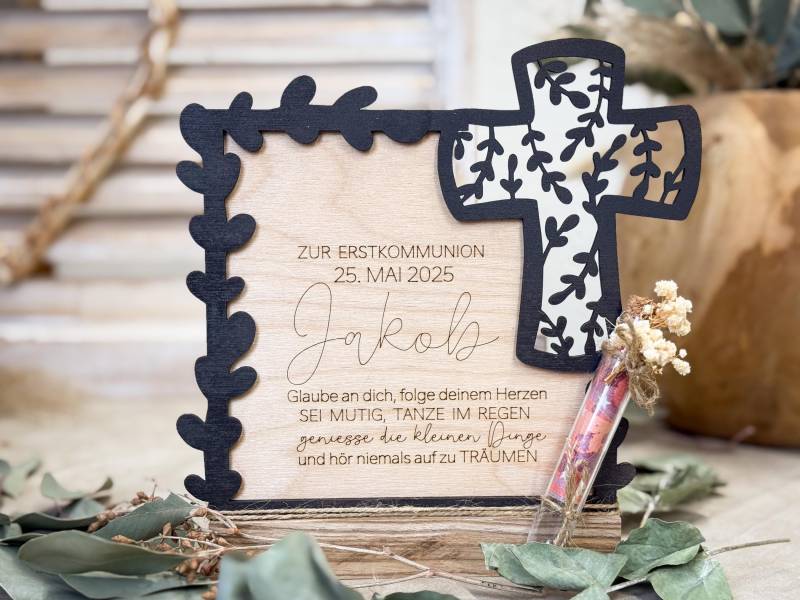 Kommuniongeschenk 2026 Personalisiert | Erstkommunion Firmung Geldgeschenk Konfirmation Handgefertigt Geschenkidee von Etsy - HerzLichtMomente