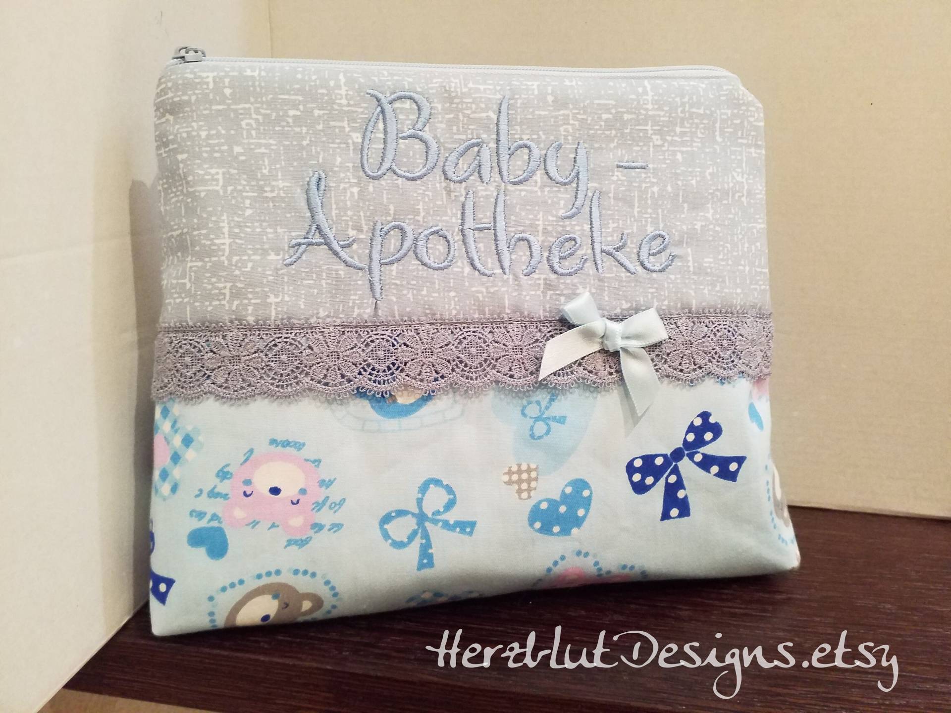 Baby Apotheke Gr. L Taschenorganizer, Utensilo, Reiseapotheke, Geschenk von Etsy - HerzblutDesigns