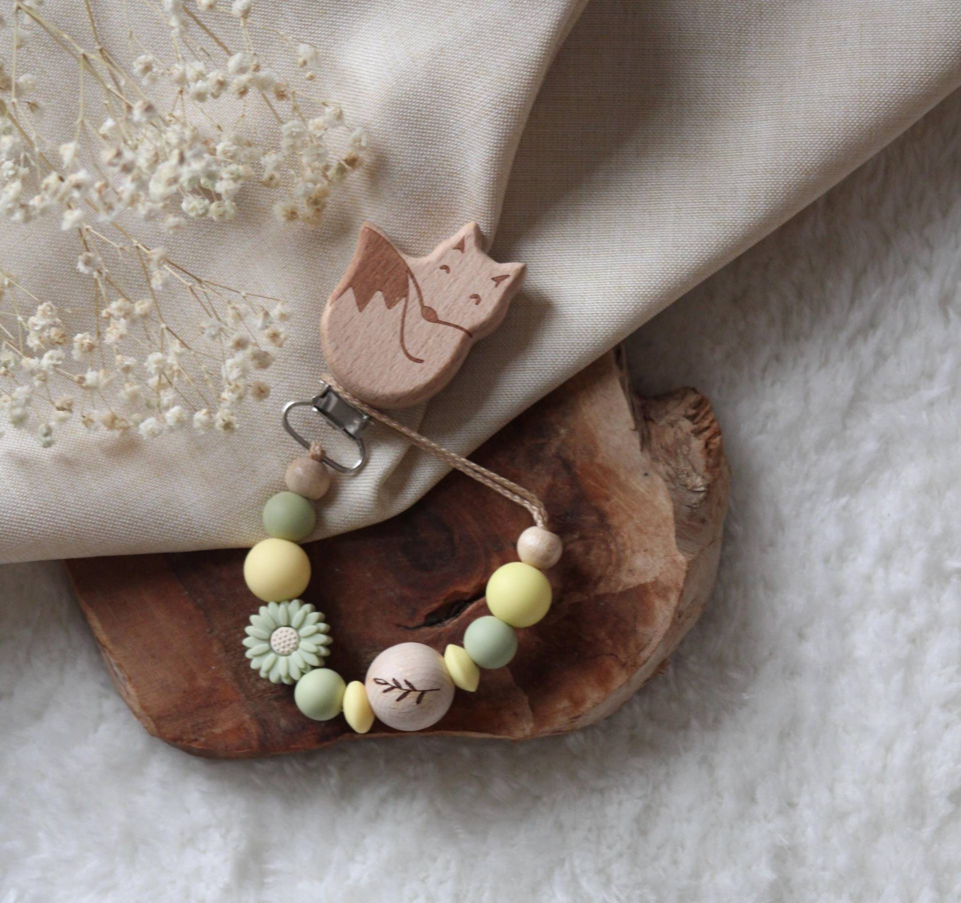 Schnullerkette „Frühling" Schnullerkette „Frühling" von Etsy - HerzensbandlbyBenita