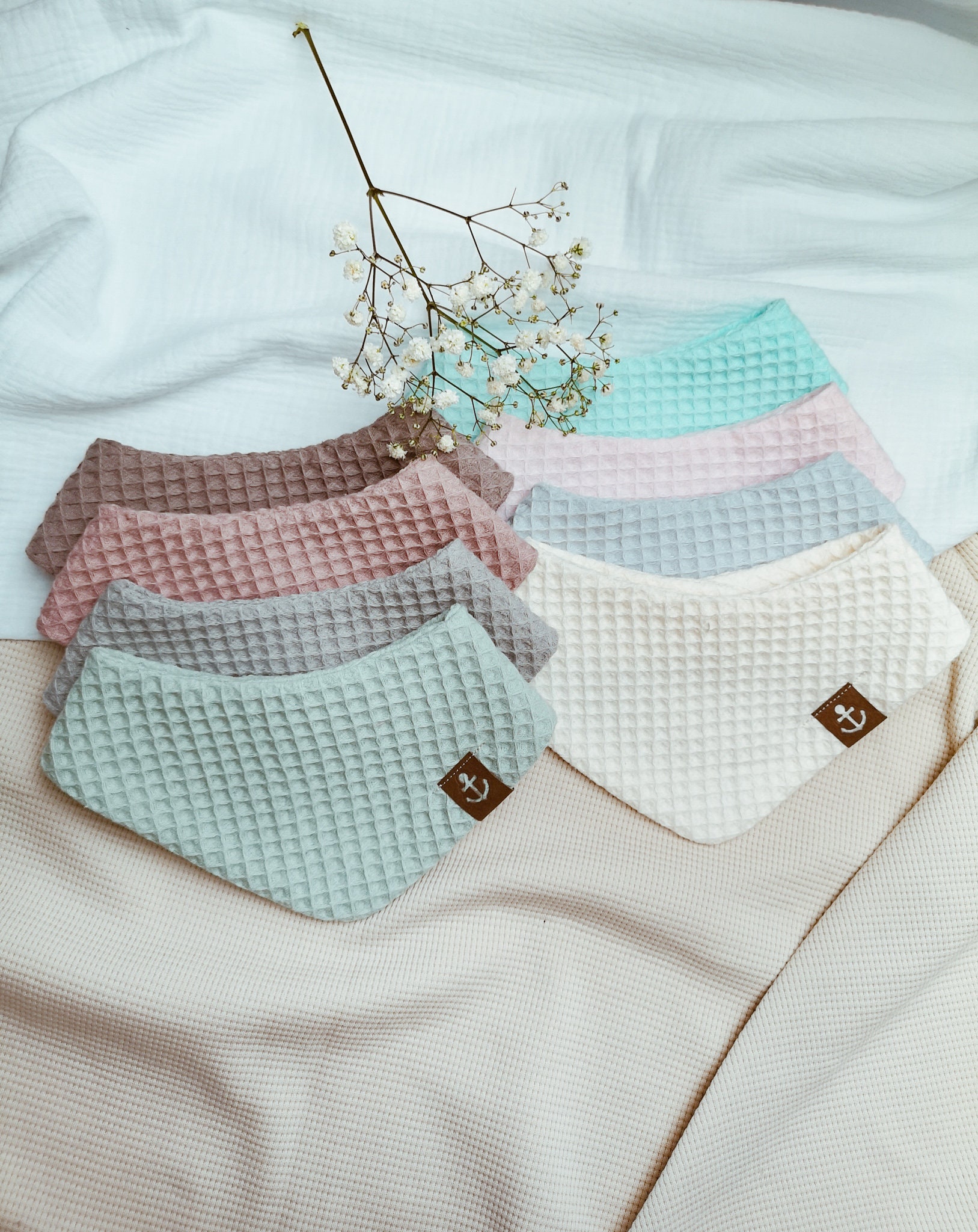 Dreieckstuch Halstuch Lätzchen Baby Anker Geschenk Taufe Geburt Schlabberlappen Sabbertuch Spucktuch Baumwolle Kleinkind Babyhalstuch von Etsy - Herzenszeug