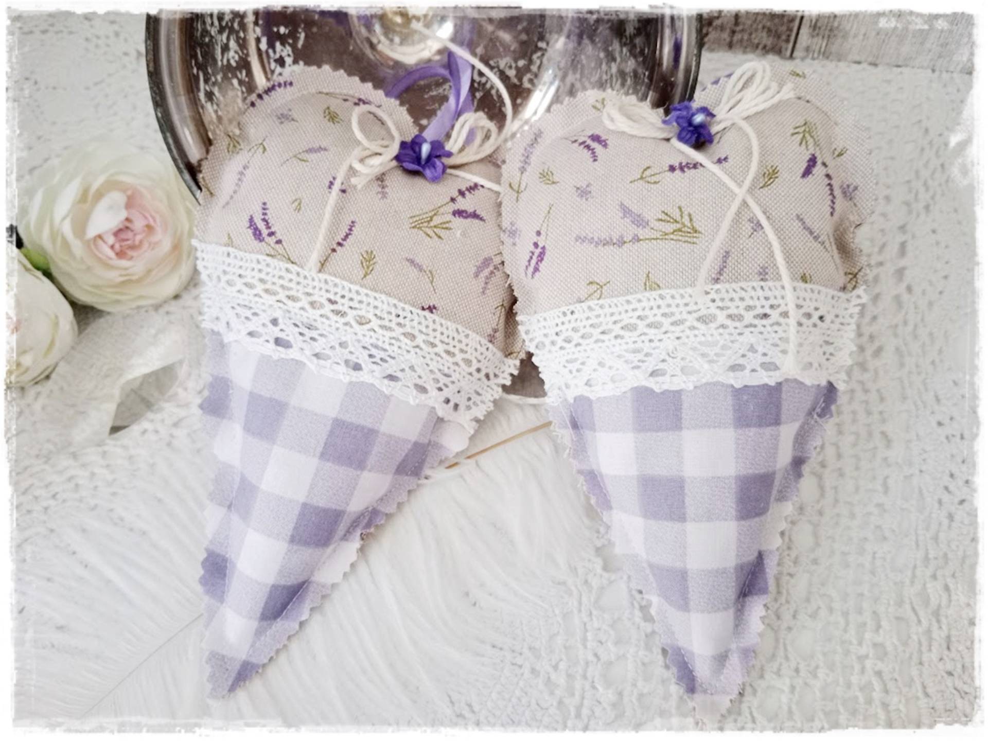 2Er Lavendelkissen Duftkissen Aromakissen Herzen Geschenke Idee von Etsy - Herzmensch01