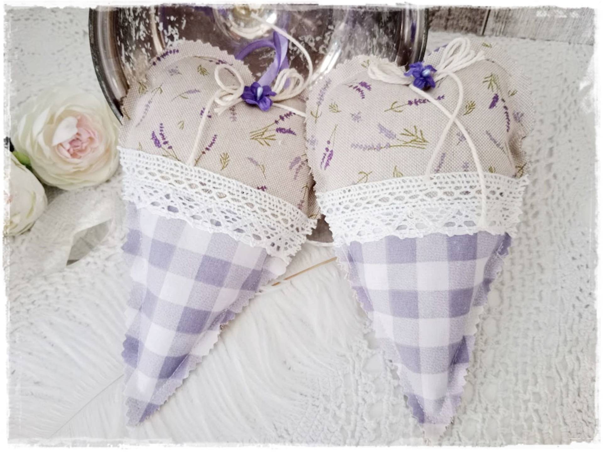 2Er Lavendelkissen Duftkissen Aromakissen Herzen Geschenke Idee von Etsy - Herzmensch01