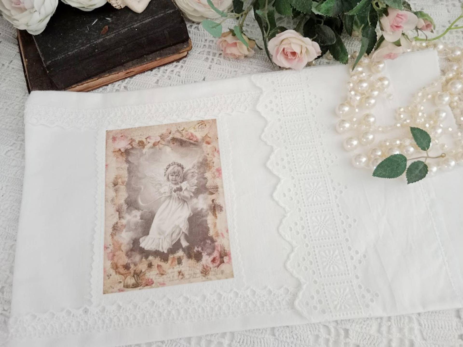 Großes Lavendelkissen Lavendel Engelchen Geschenke Idee Einzelstück von Etsy - Herzmensch01