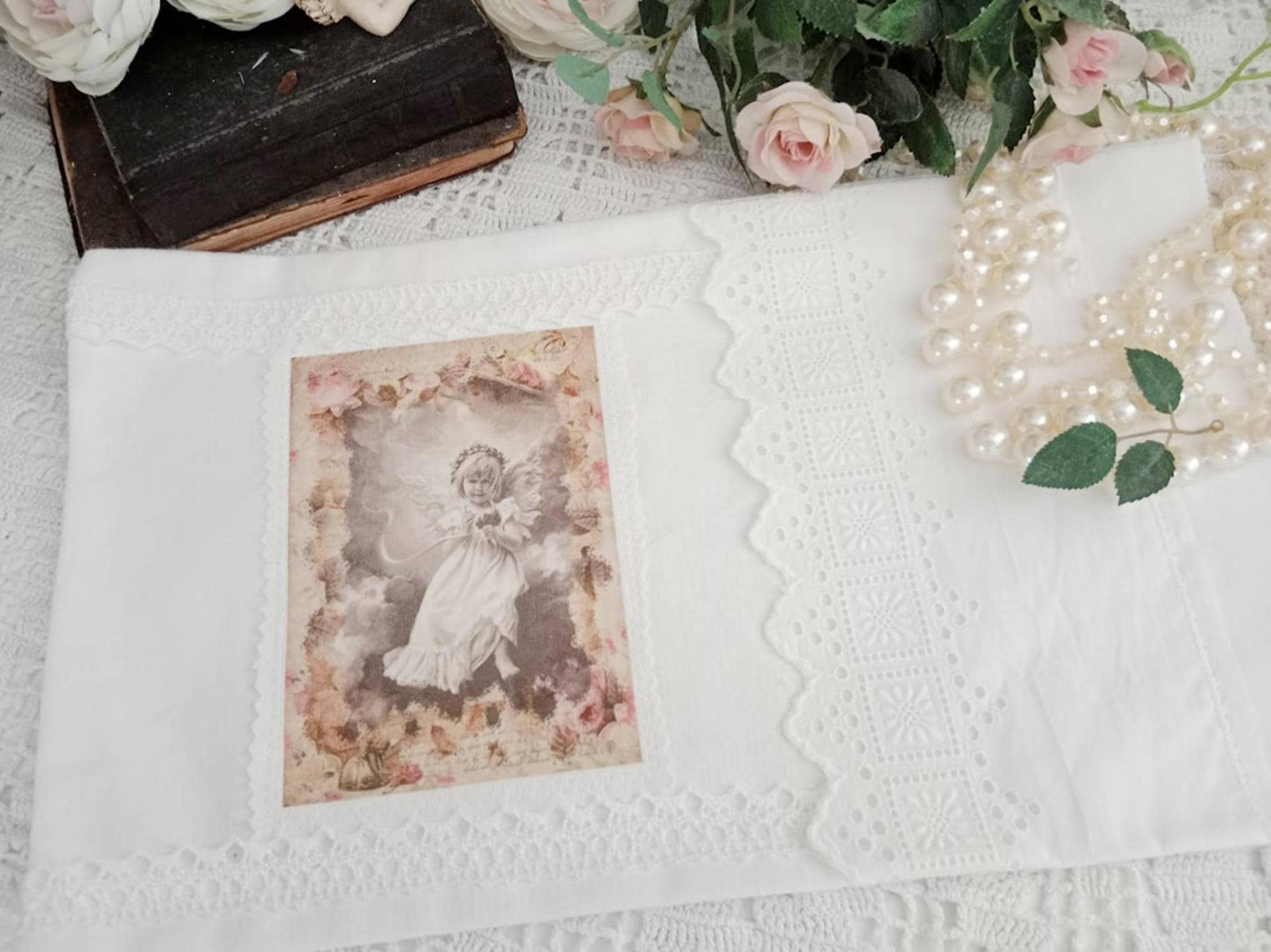 Großes Lavendelkissen Lavendel Engelchen Geschenke Idee Einzelstück von Etsy - Herzmensch01
