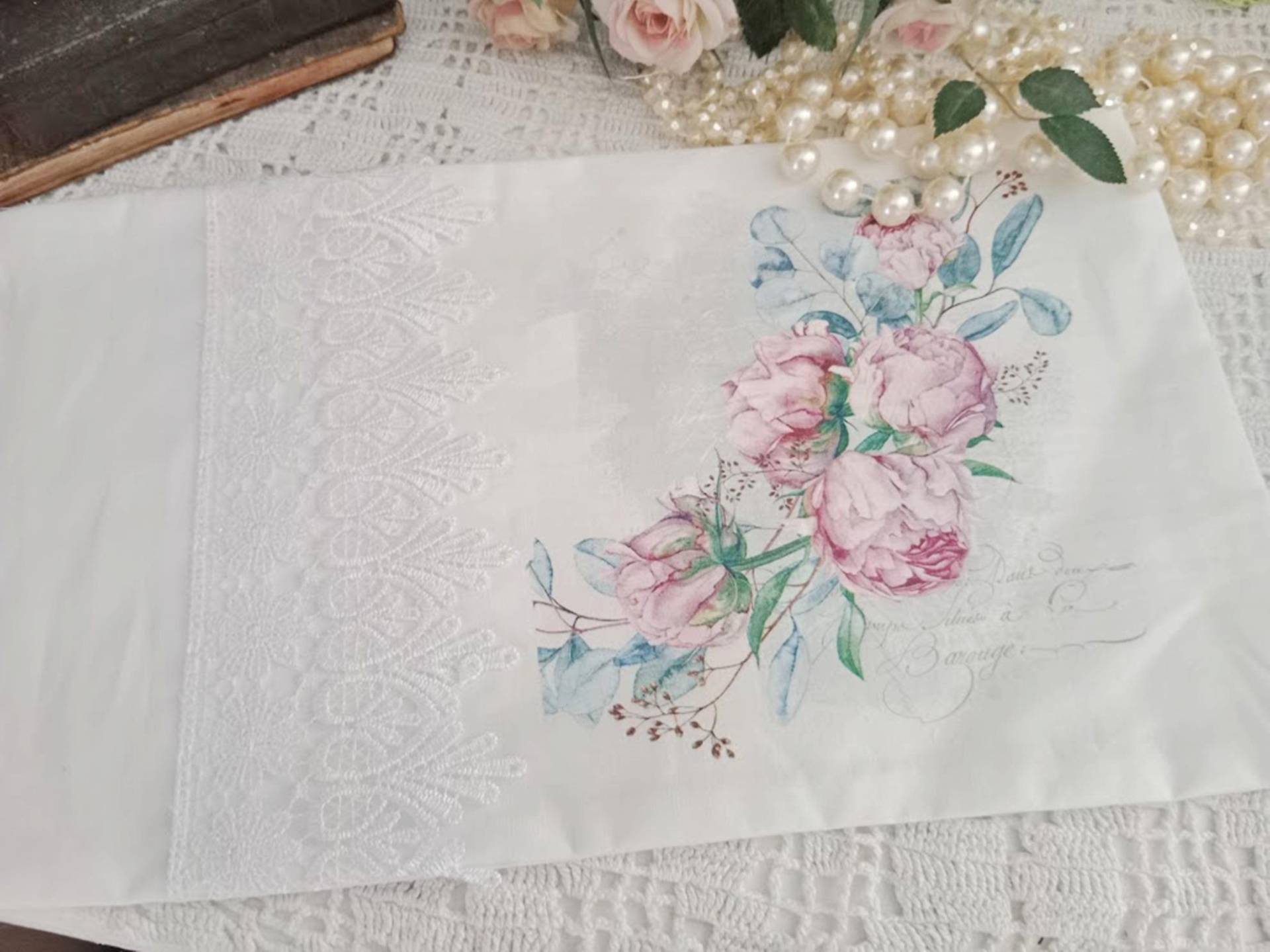 Großes Lavendelkissen Lavendel & Getrocknete Rosenblüten Geschenke Idee von Etsy - Herzmensch01