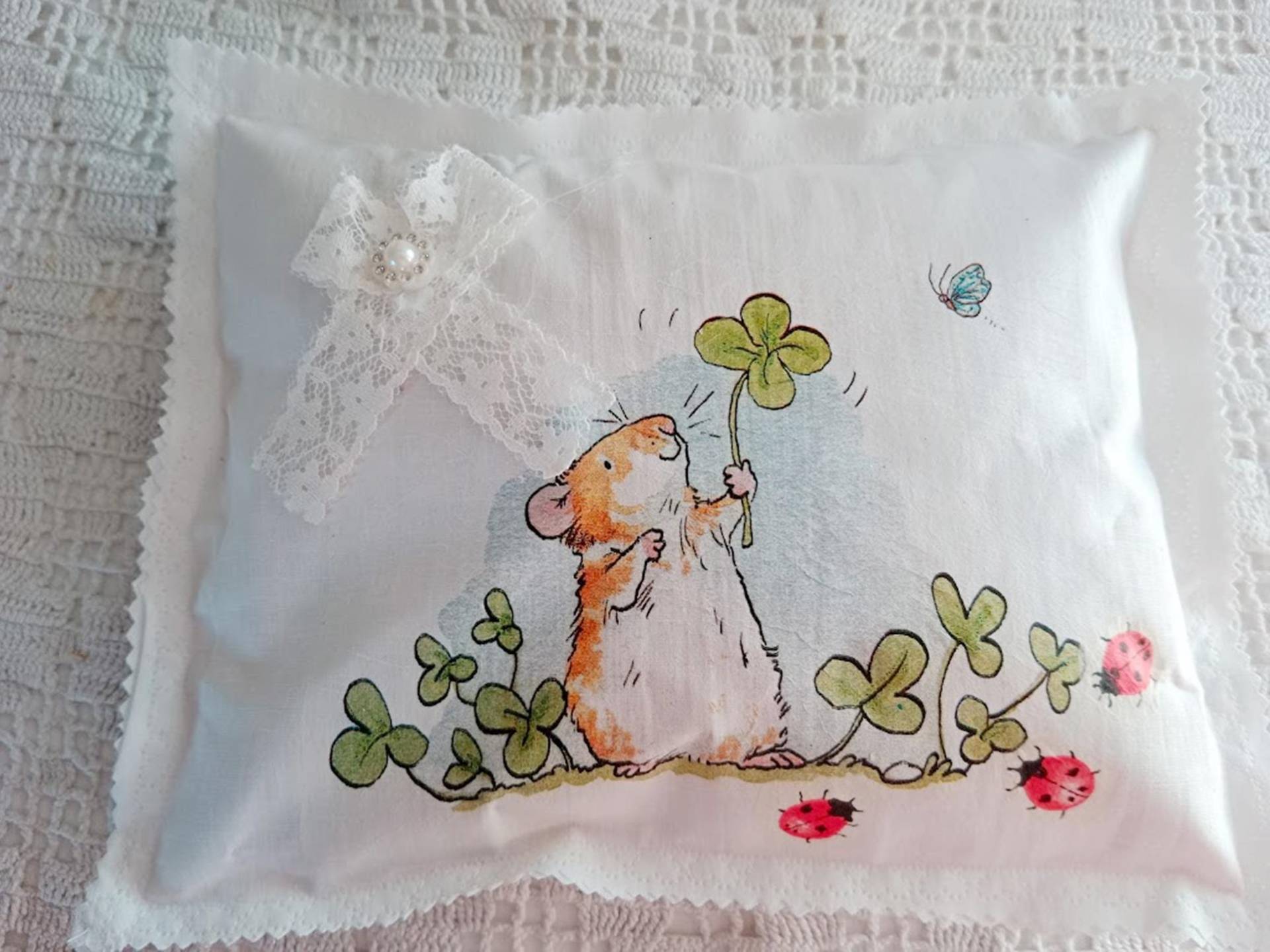 Lavendelkissen Lavendel Wünsch Dir Glück Shabby Chic Living Geschenke Idee von Etsy - Herzmensch01