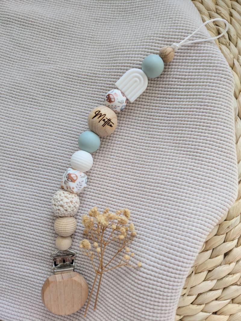 Schnullerkette Personalisiert L Auto Regenbogen Weiß, Beige Und Blau Geschenk Zur Babyparty, Geburt Taufe Schnullerkette Personalisiert L Auto Regenbogen Weiß, Beige Und Blau Geschenk Zur Babyparty, Geburt Taufe von Etsy - HerzstueckByDenise