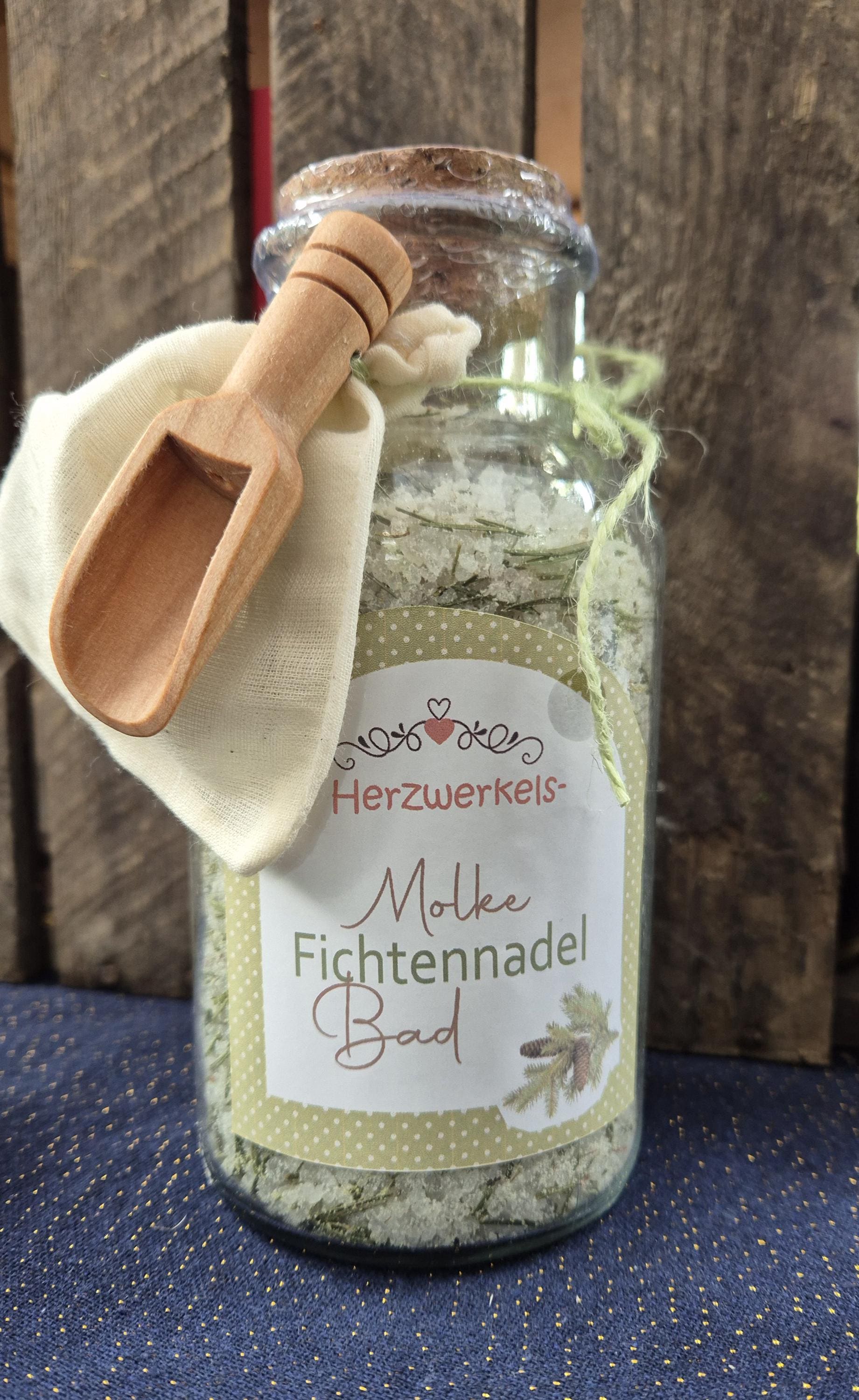 Badesalz Fichtennadel von Etsy - Herzwerkelei