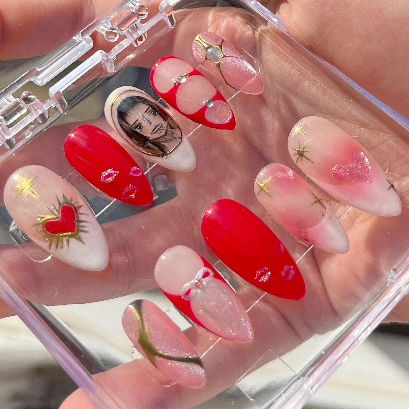 Boa Hancock Druck Auf Nagelset, One Piece Boa Hancock Druck Auf Nagelset, One Piece von Etsy - HibouNails