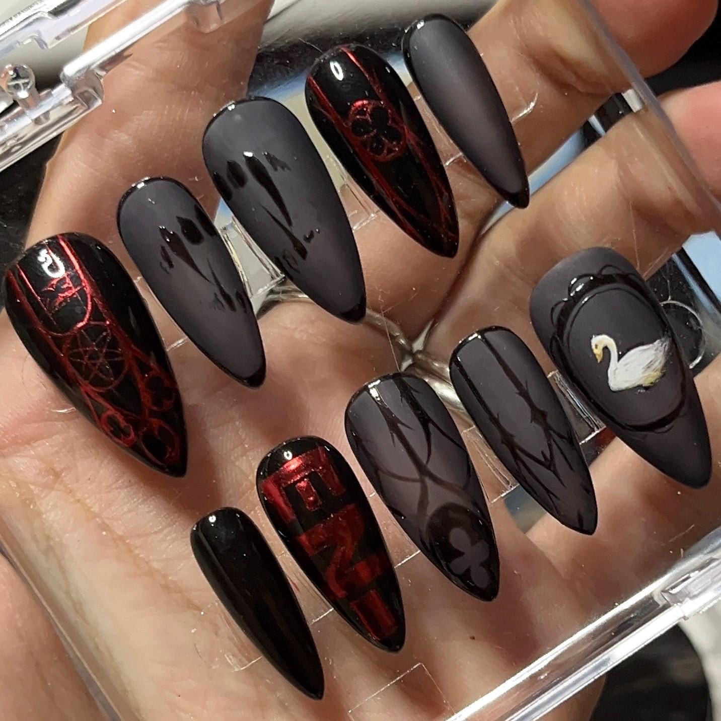 Enhypen Beißen Sie Mich Nach Maß von Etsy - HibouNails