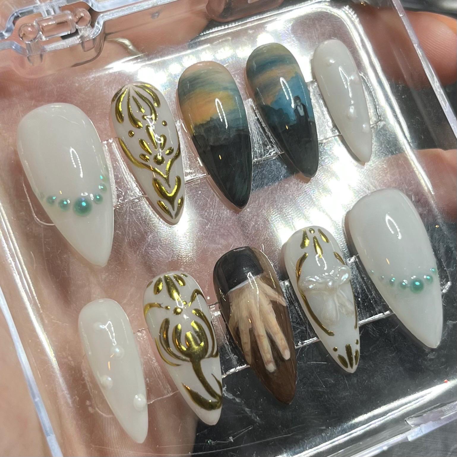 stolz Und Vorurteil, Drücken Sie Auf Das Nagelset stolz Und Vorurteil, Drücken Sie Auf Das Nagelset von Etsy - HibouNails