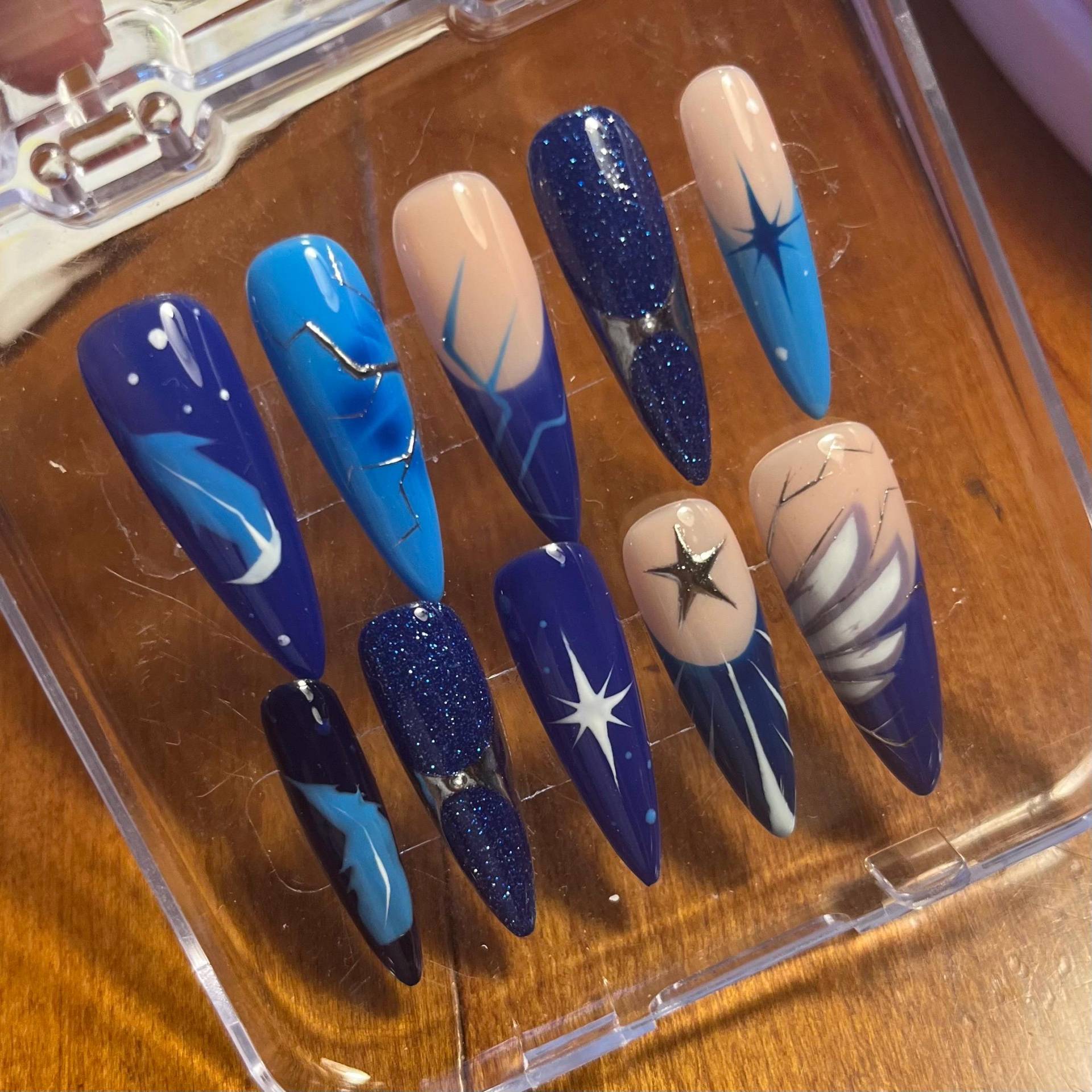 stray Kids - Karma Druck Auf Nagelset stray Kids - Karma Druck Auf Nagelset von Etsy - HibouNails