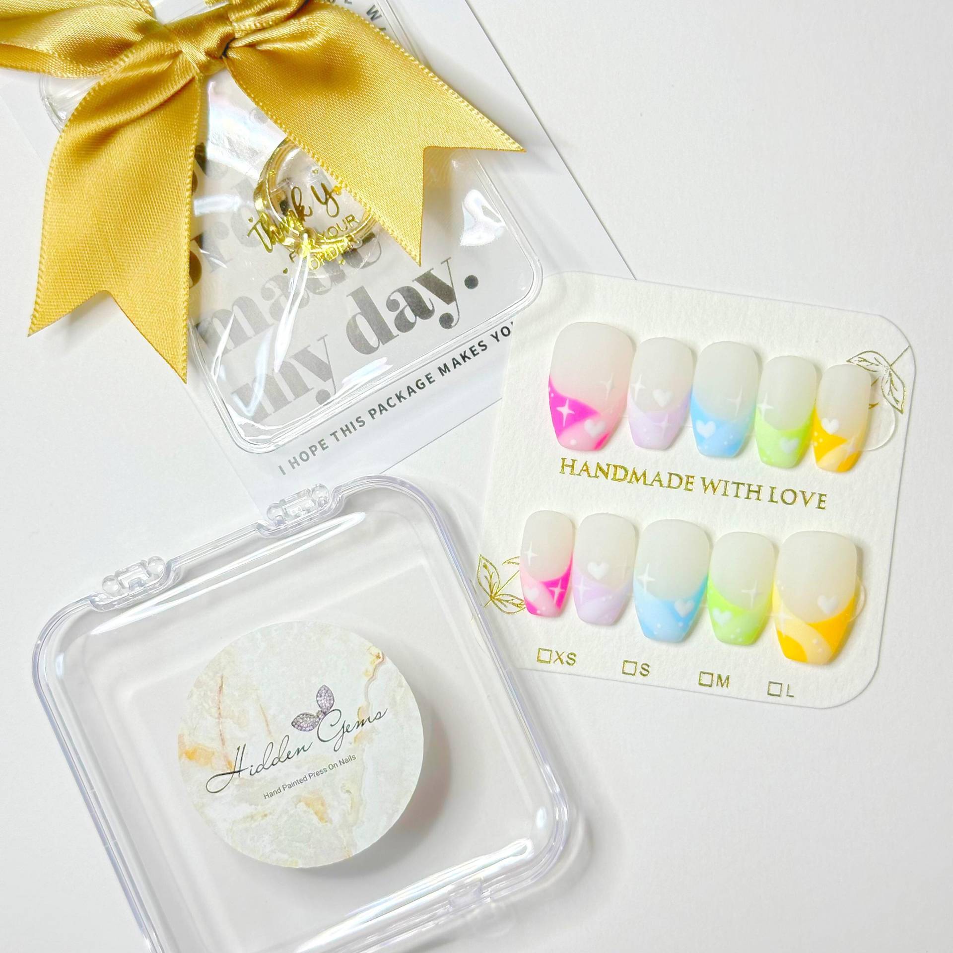Matte Regenbogen & Liebe Drücken Sie Auf Die Nägel | Falsche Luxus Bestseller Bester Nagel-Shop Trending Matte Regenbogen & Liebe Drücken Sie Auf Die Nägel | Falsche Luxus Bestseller Bester Nagel-Shop Trending von Etsy - HiddenGemsNailShop