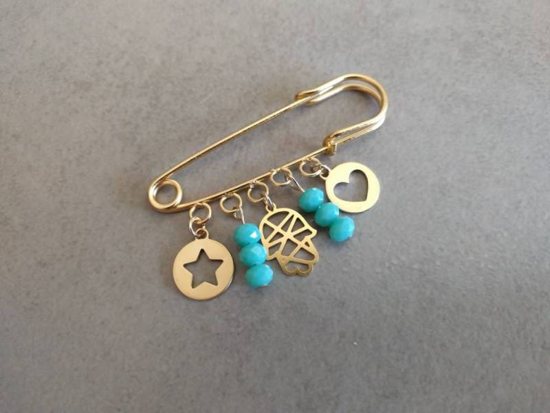 Baby Pin, Kinderwagen Pin Hamsa, Baumeln Schützender Hamsa Charm, Charms, Baby-Dusche-Geschenk, Geschenk Baby Pin, Kinderwagen Pin Hamsa, Baumeln Schützender Hamsa Charm, Charms, Baby-Dusche-Geschenk, Geschenk von Etsy - HilaAssaJewelry