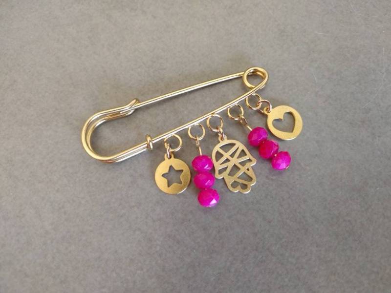 Baby Pin Hamsa, Kinderwagen Pin, Baby-Dusche-Geschenk, Schützende Hamsa Charms, Geschenk Baby Pin Hamsa, Kinderwagen Pin, Baby-Dusche-Geschenk, Schützende Hamsa Charms, Geschenk von Etsy - HilaAssaJewelry