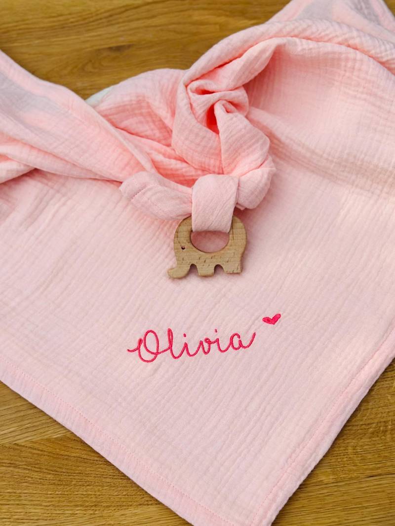 Bio-Spucktuch Mit Namen Personalisiert Greifling - Weiches Musselin Aus Biobaumwolle | Mulltuch, Stillschal, Geschenk Zur Geburt & Taufe von Etsy - Hirschgarten