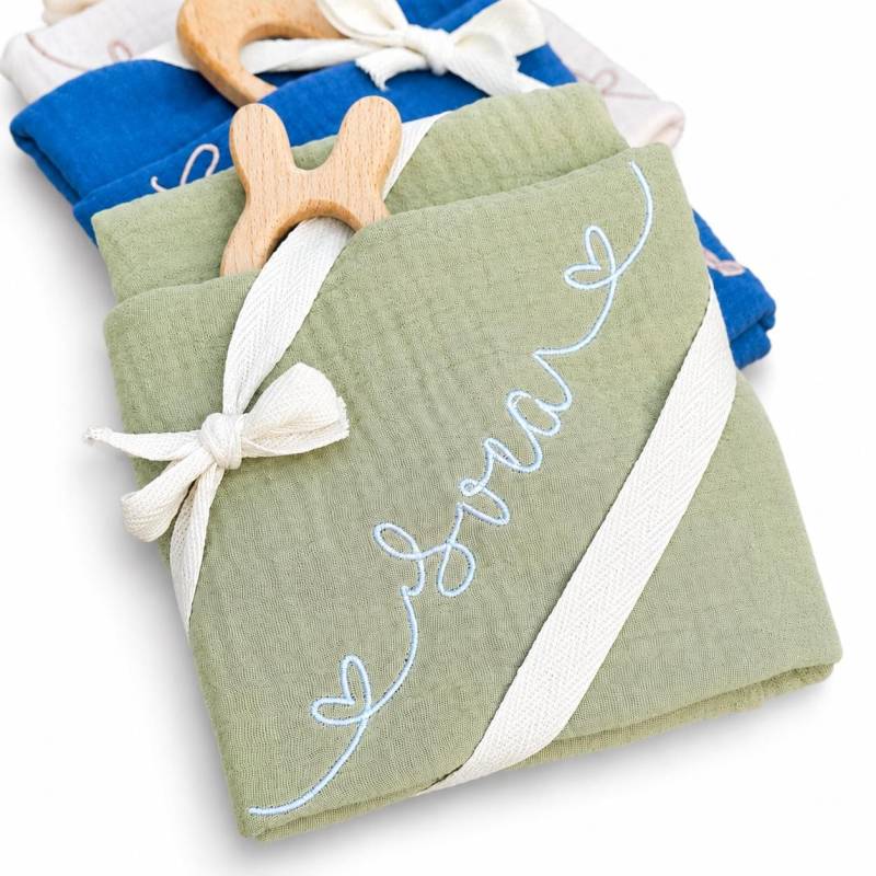 Bio-Spucktuch Mit Namen Personalisiert Greifling - Weiches Musselin Aus Biobaumwolle | Mulltuch, Stillschal, Geschenk Zur Geburt & Taufe Bio-Spucktuch Mit Namen Personalisiert Greifling - Weiches Musselin Aus Biobaumwolle | Mulltuch, Stillschal, Geschenk Zur Geburt & Taufe von Etsy - Hirschgarten