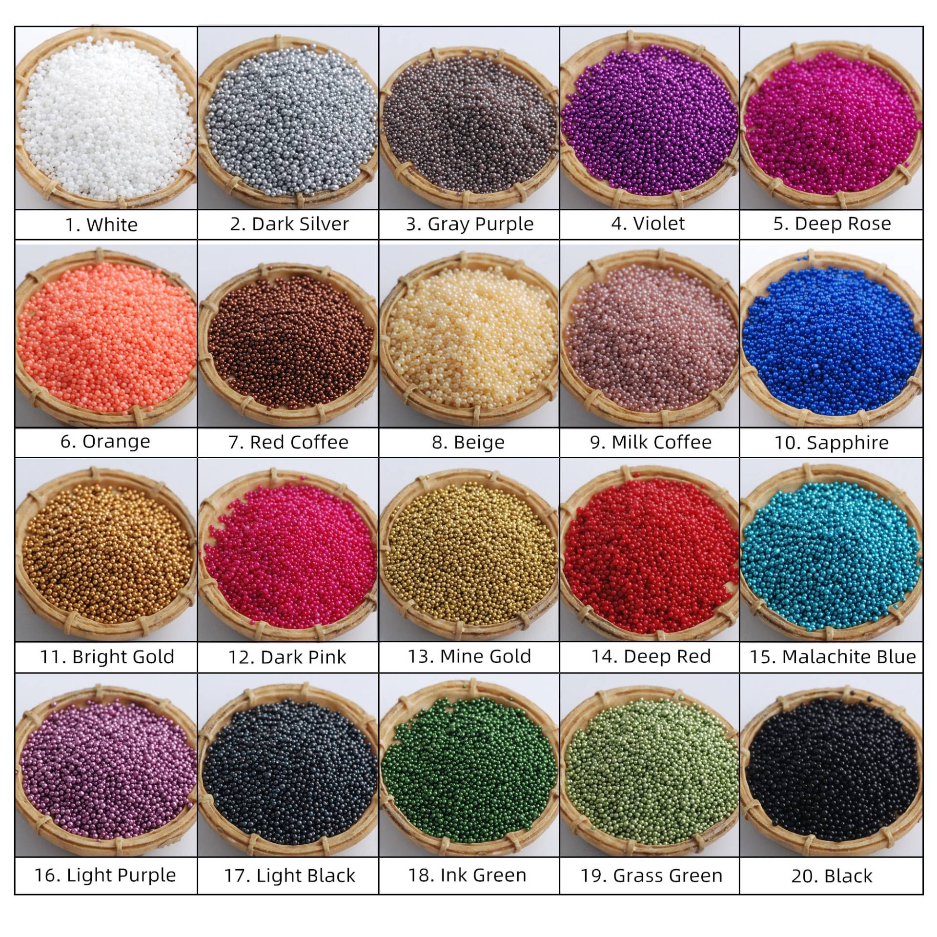 50G/100G Beutel Nail Art Mini Kaviar Kristallperlen Maniküre-Werkzeug 0, 6-1, 0 Mm Glasmikroperlen Strass Dekorationen Zubehör 50G/100G Beutel Nail Art Mini Kaviar Kristallperlen Maniküre-Werkzeug 0, 6-1, 0 Mm Glasmikroperlen Strass Dekorationen Zubehör von Etsy - HisenleeDIY