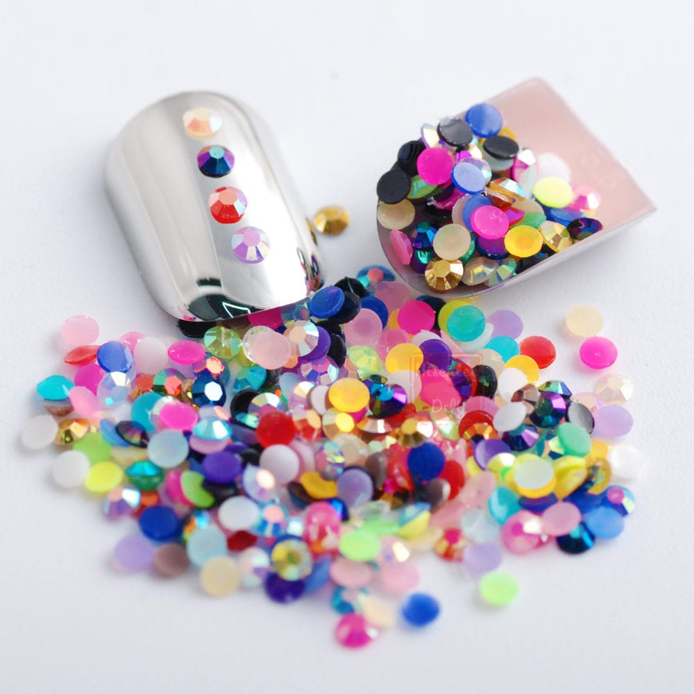 Hisenlee Diy 2mm 5000Pcs Gemischte Farbe Ab Gelee Nail Art Harz Strass Nicht Hotfix Strasssteine Für Dekorationen Zubehör Hisenlee Diy 2mm 5000Pcs Gemischte Farbe Ab Gelee Nail Art Harz Strass Nicht Hotfix Strasssteine Für Dekorationen Zubehör von Etsy - HisenleeDIY