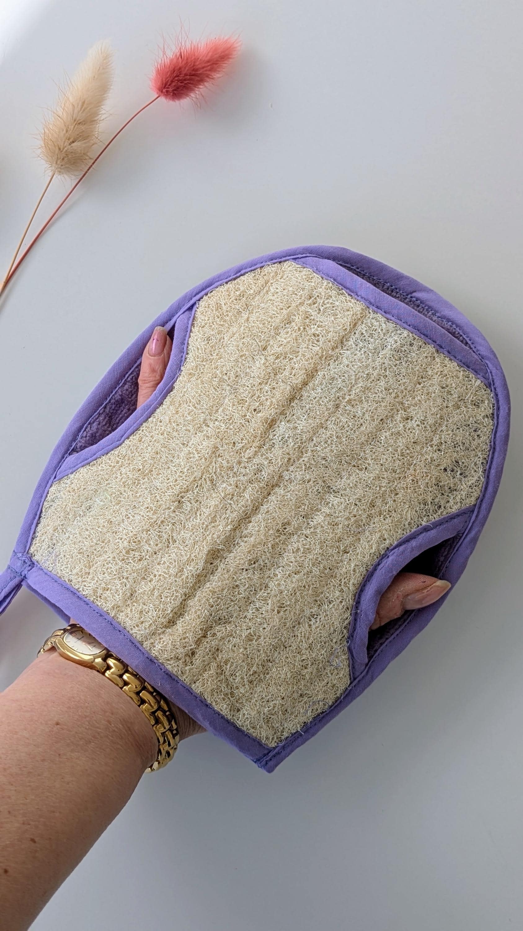 Natürliches Luffa & Lavendel Frottee Waschtuch - Peeling Spa Scrubber, Nachhaltiges Bad Dekor, Durchdachtes Öko-Geschenk Für Sie Natürliches Luffa & Lavendel Frottee Waschtuch - Peeling Spa Scrubber, Nachhaltiges Bad Dekor, Durchdachtes Öko-Geschenk Für Sie von Etsy - HobaStyleUA