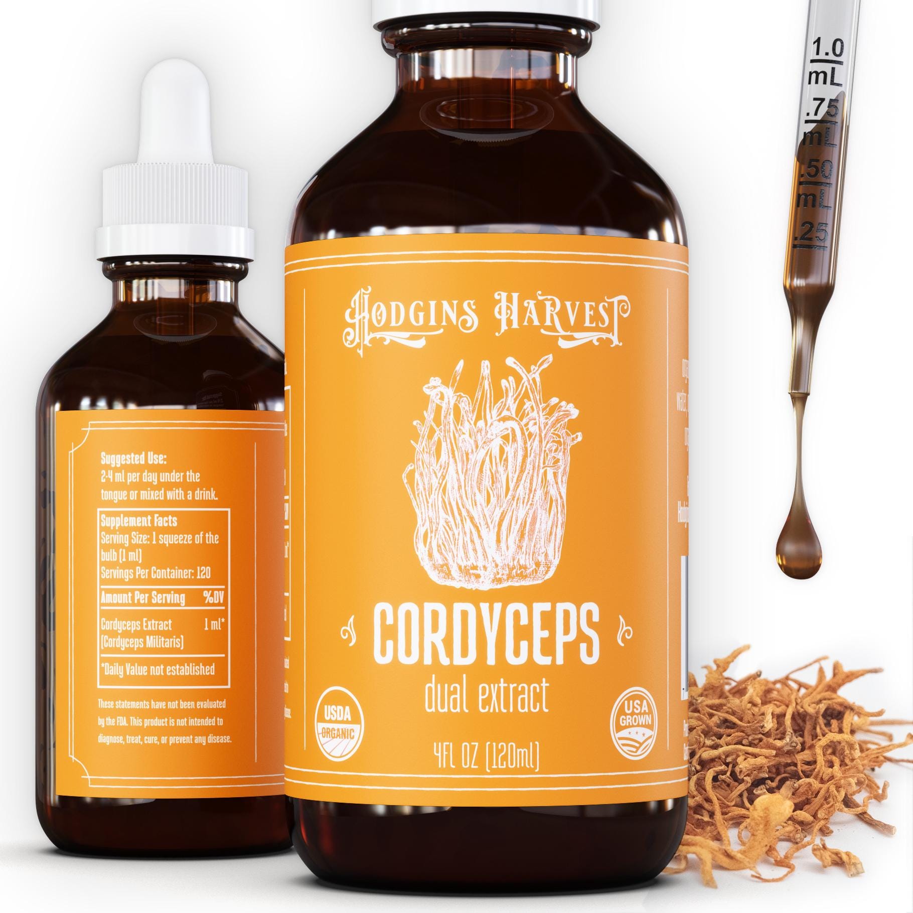 Bio Cordyceps Dual Extrakt Tinktur Bio Cordyceps Dual Extrakt Tinktur von Etsy - HodginsHarvest