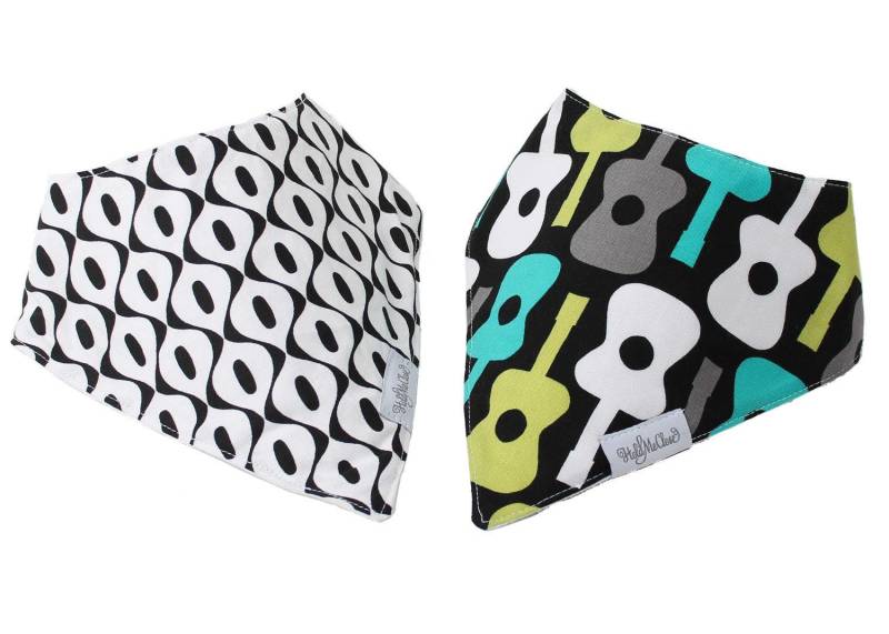 Satz Von 2 Bandana Lätzchen Gitarren Und Schwarz & Weiß Mod Halt Mich Nah - Unisex Satz Von 2 Bandana Lätzchen Gitarren Und Schwarz & Weiß Mod Halt Mich Nah - Unisex von Etsy - HoldMeCloseNursing