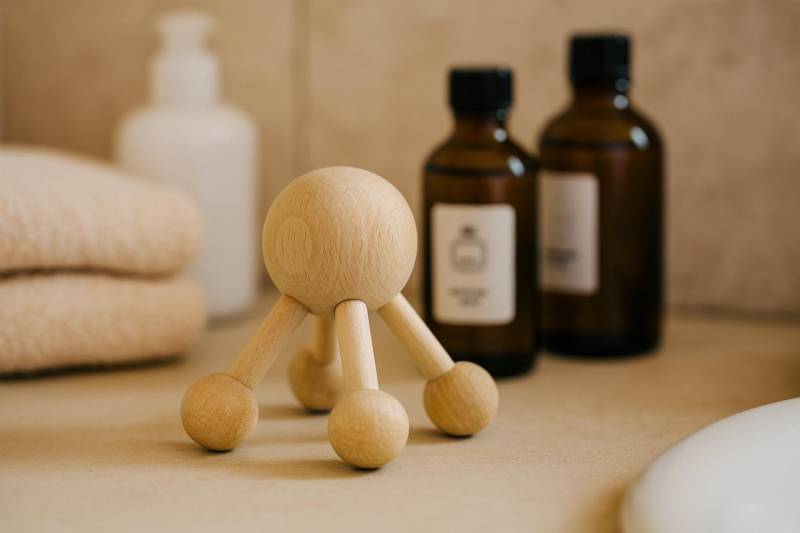 Holz Körpermassagegerät, Entspannungswerkzeug, Spa-Geschenk, Stressabbau, Selbstpflege-Werkzeug, Spa-Massagewerkzeug, Reisemassagegerät von Etsy - HolzrepublikStade
