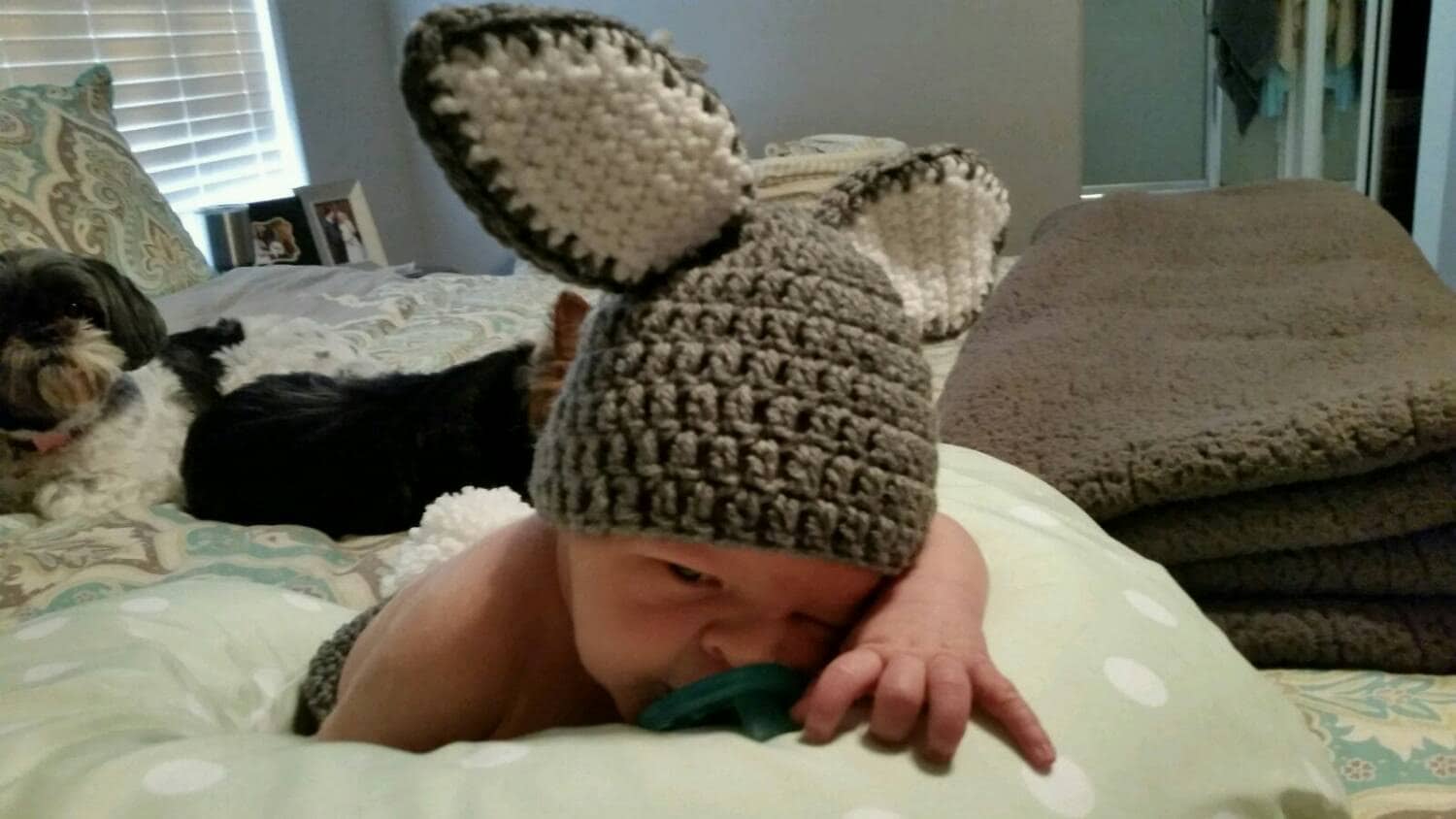 Baby Mütze Und Überhose Set, Photo Prop, Junge/Mädchen, Neugeborene, 12 Monate von Etsy - HomeGrownCrochet