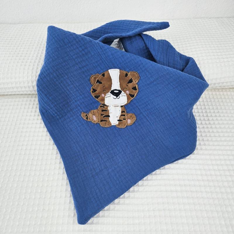 Kinder Halstuch Mit Tiger, Personalisierbar, Musselin Spucktuch, Schnuffeltuch Babys, Geschenke Für Kinder, Lätzchen Personalisiert von Etsy - HomemadebyBritta