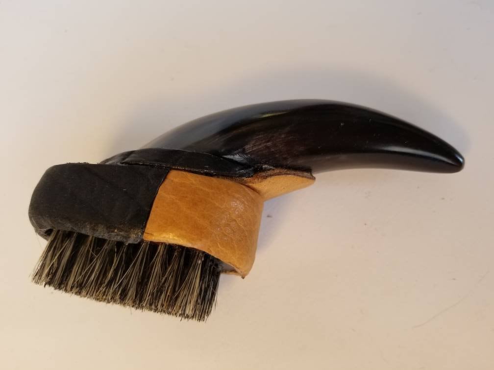 Oxhorn Boar Bristle Brush von Etsy - HomerCutsBeardOil