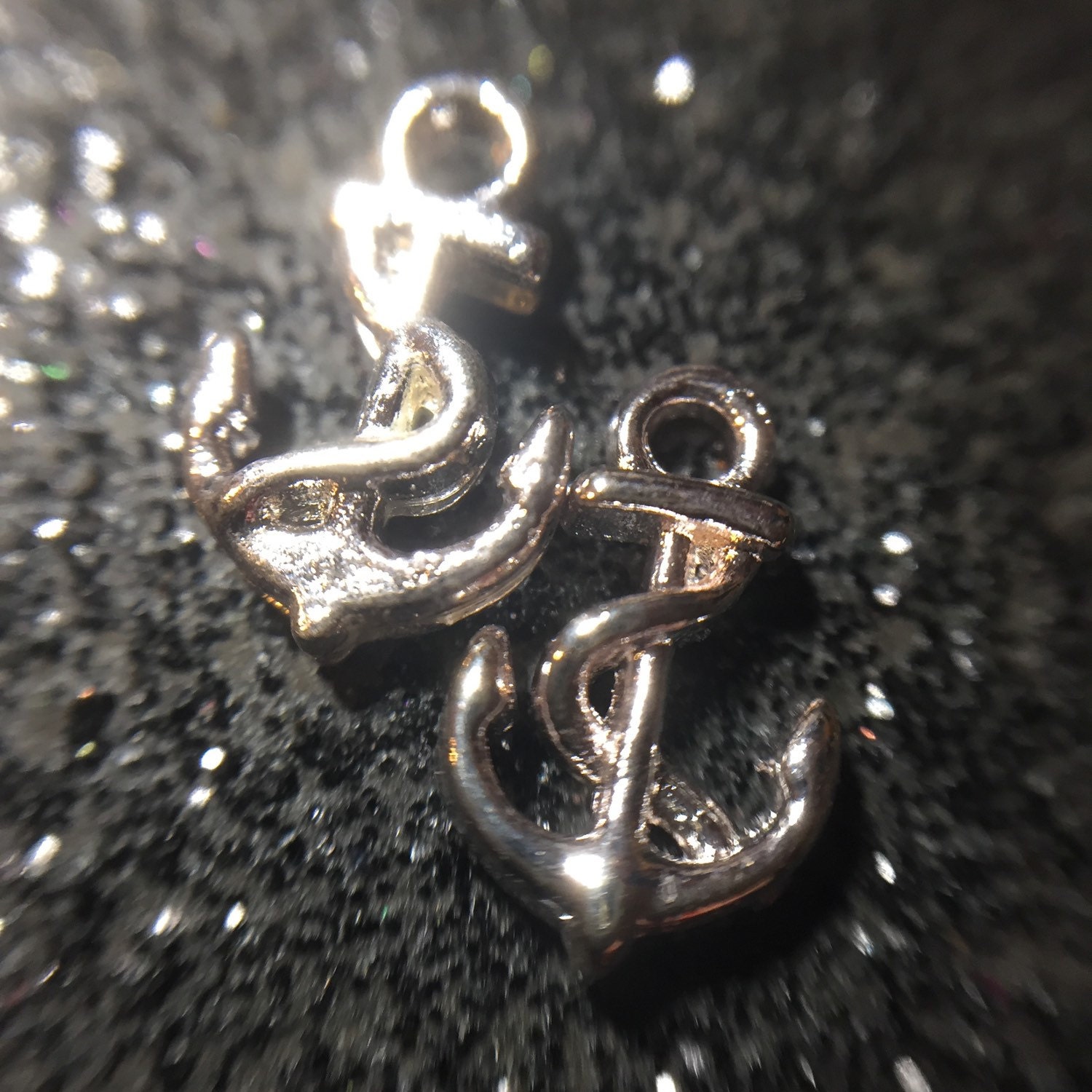 2Er Set Ankernagel Charms - Nail Art von Etsy - HoneyBunnyLacquer