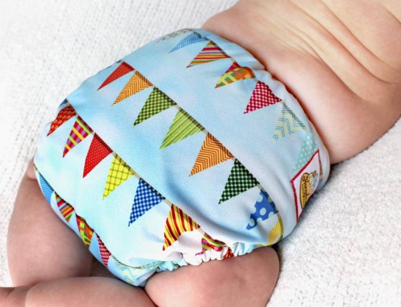 Bunting Geburtstag Pul Tasche Tuch Windel von Etsy - HoneybunsClothDiaper